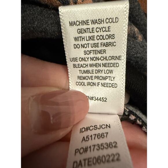 Cuddl Duds New Women's Cottagecore Retro Floral Lounge Comfy 1/2 Zip Pullover M - Picture 10 of 12